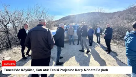 Tunceli’de Köylüler, Katı Atık Tesisi Projesine Karşı Nöbete Başladı