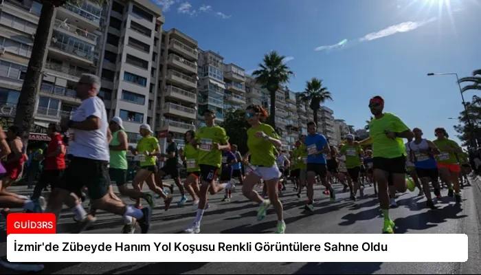 İzmir’de Zübeyde Hanım Yol Koşusu Renkli Görüntülere Sahne Oldu