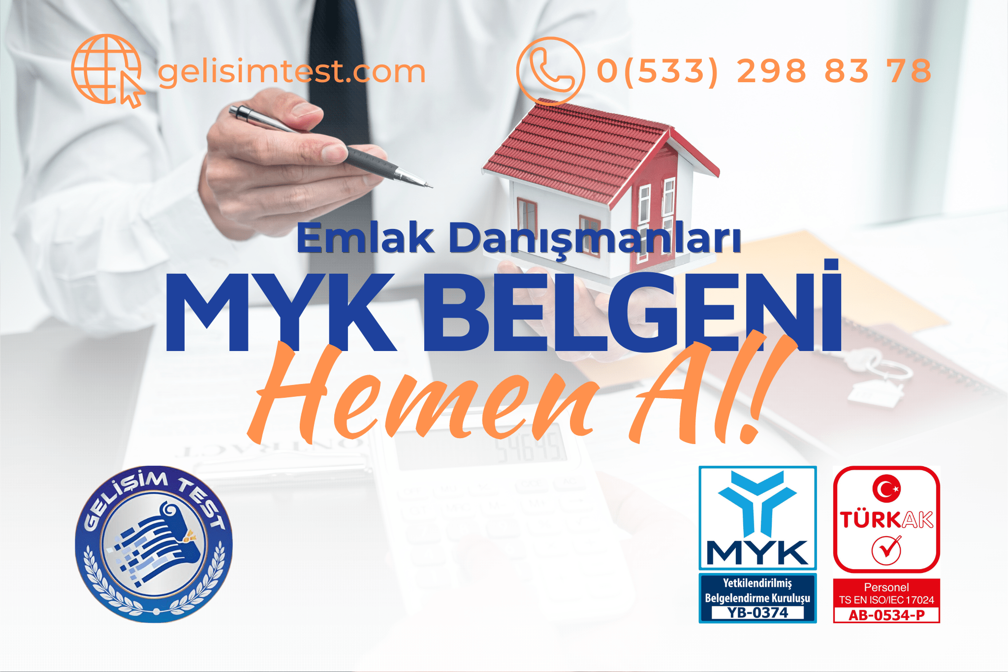 Emlak Mesleki Yeterlilik Belgesi: Gelişim Test Belgelendirme