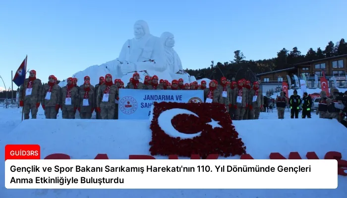 Gençlik ve Spor Bakanı Sarıkamış Harekatı’nın 110. Yıl Dönümünde Gençleri Anma Etkinliğiyle Buluşturdu