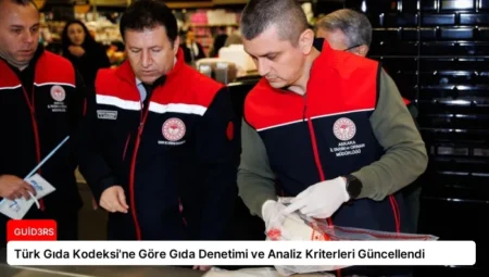 Türk Gıda Kodeksi’ne Göre Gıda Denetimi ve Analiz Kriterleri Güncellendi