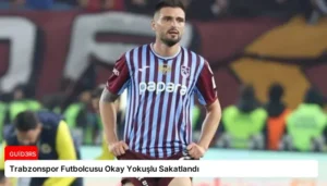 Trabzonspor Futbolcusu Okay Yokuşlu Sakatlandı