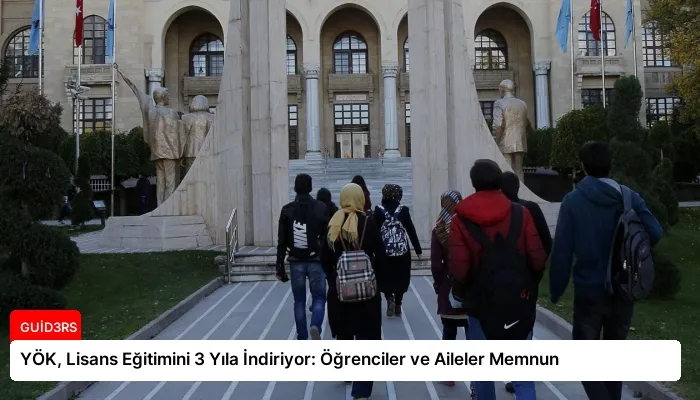 YÖK, Lisans Eğitimini 3 Yıla İndiriyor: Öğrenciler ve Aileler Memnun