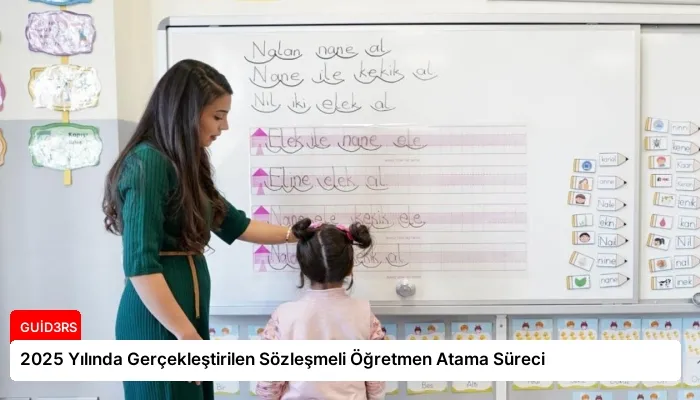 2025 Yılında Gerçekleştirilen Sözleşmeli Öğretmen Atama Süreci