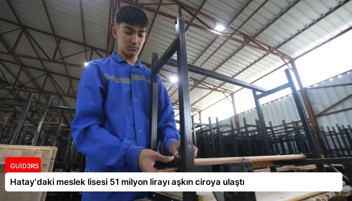 Hatay’daki meslek lisesi 51 milyon lirayı aşkın ciroya ulaştı