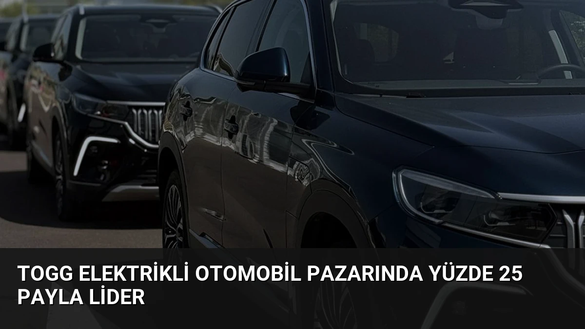 Togg Elektrikli Otomobil Pazarında Yüzde 25 Payla Lider