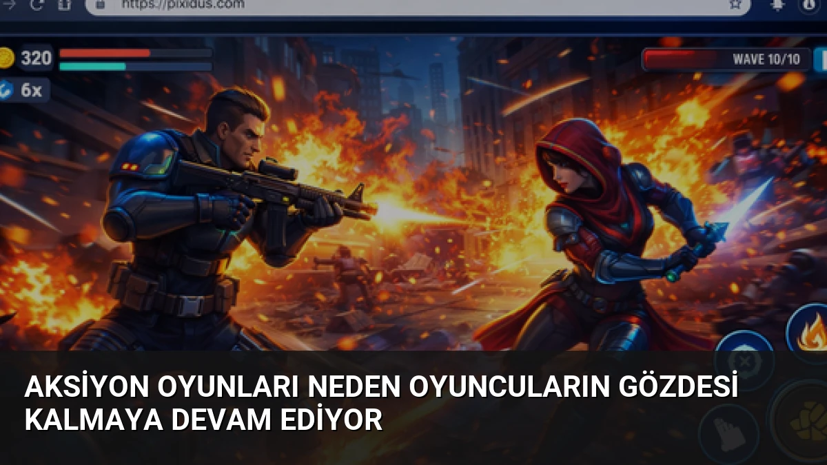 Aksiyon Oyunları Neden Oyuncuların Gözdesi Kalmaya Devam Ediyor