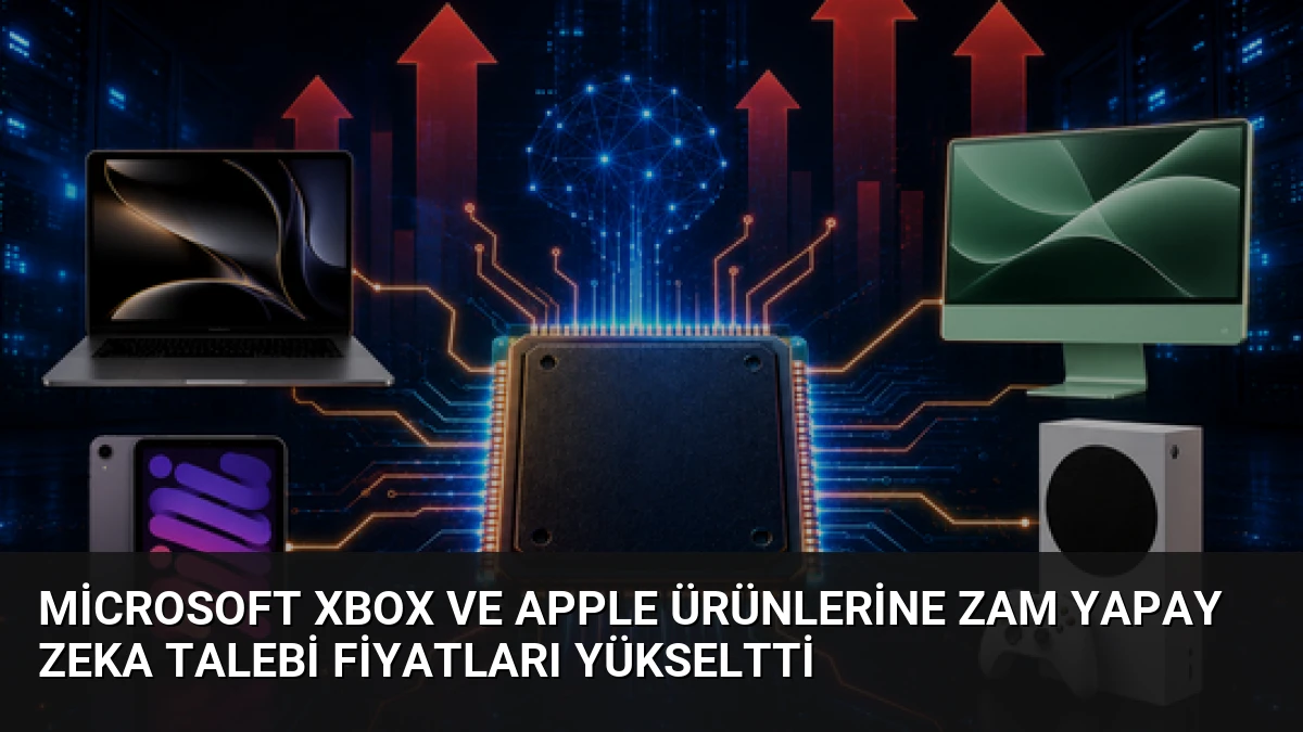 Microsoft Xbox ve Apple Ürünlerine Zam Yapay Zeka Talebi Fiyatları Yükseltti