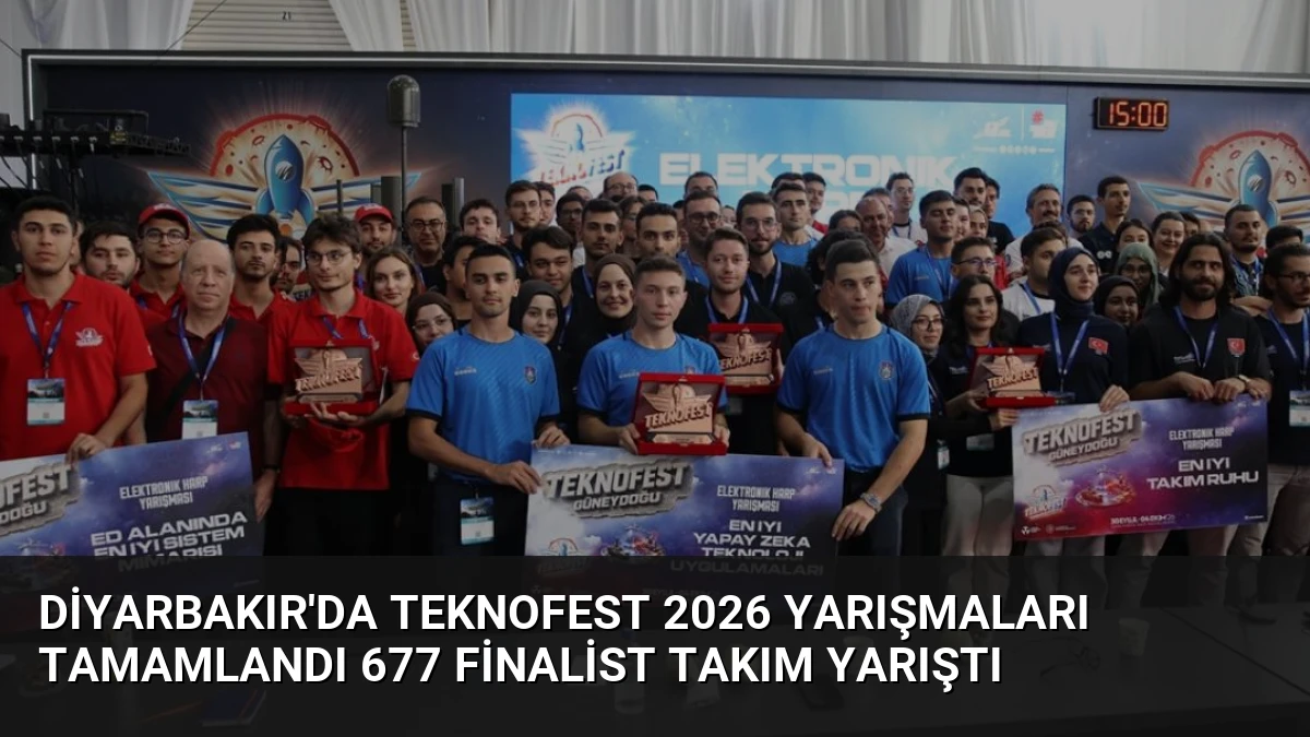 Diyarbakır’da TEKNOFEST 2026 Yarışmaları Tamamlandı 677 Finalist Takım Yarıştı