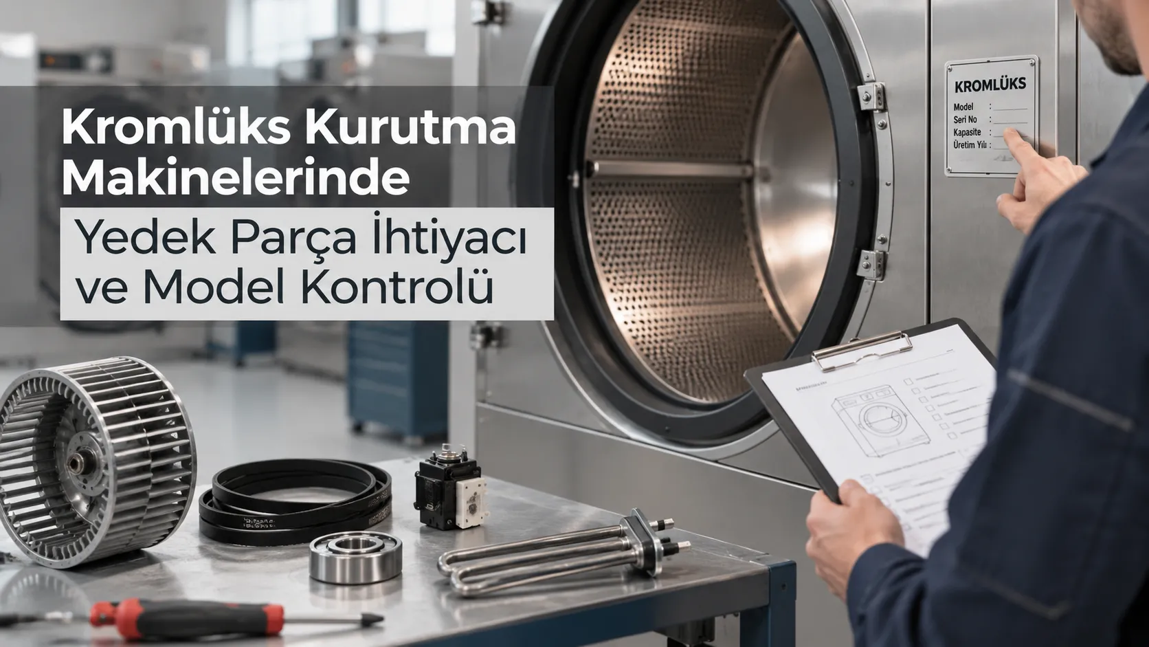 Kromlüks Kurutma Makinelerinde Yedek Parça İhtiyacı ve Model Kontrolü