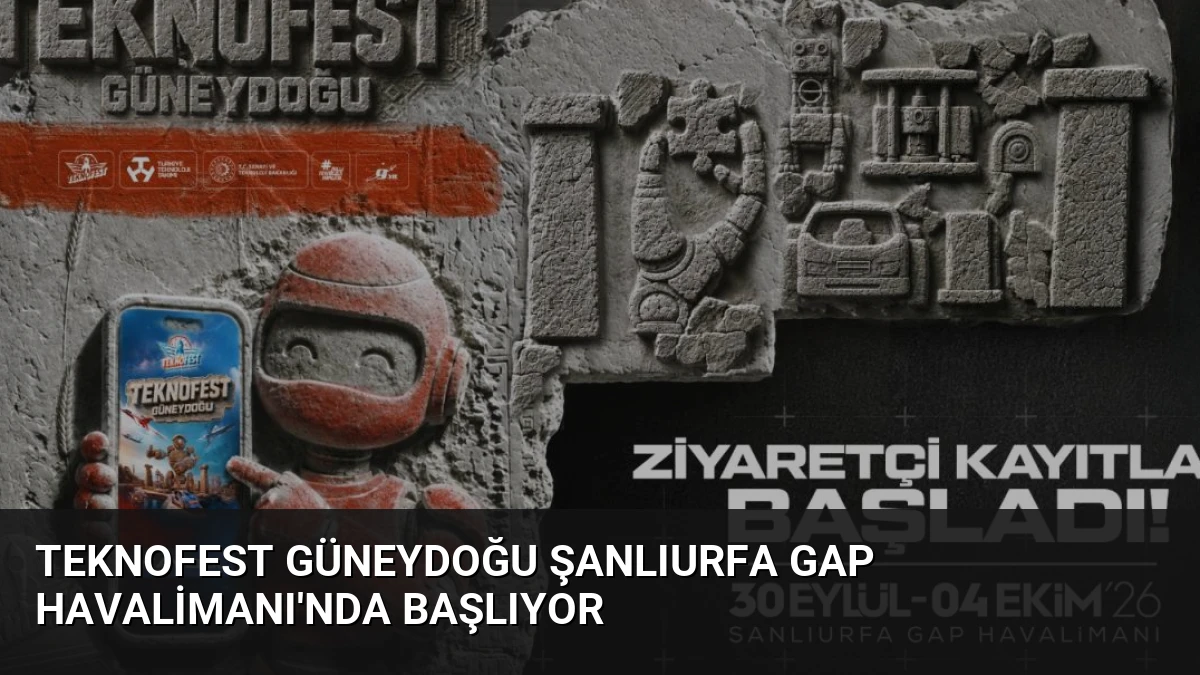 TEKNOFEST Güneydoğu Şanlıurfa GAP Havalimanı’nda Başlıyor