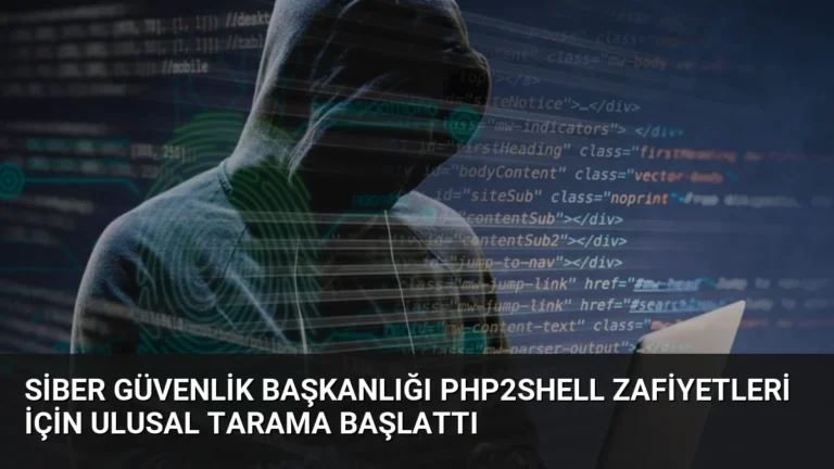 Siber Güvenlik Başkanlığı PHP2Shell Zafiyetleri İçin Ulusal Tarama Başlattı