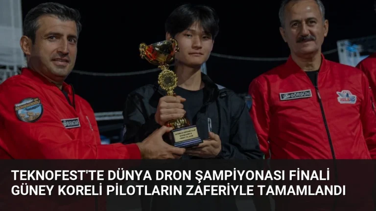 TEKNOFEST’te Dünya Dron Şampiyonası Finali Güney Koreli Pilotların Zaferiyle Tamamlandı