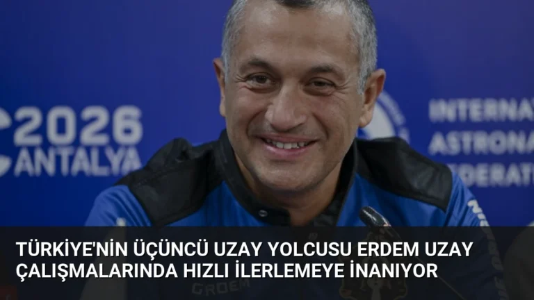 Türkiye’nin Üçüncü Uzay Yolcusu Erdem Uzay Çalışmalarında Hızlı İlerlemeye İnanıyor