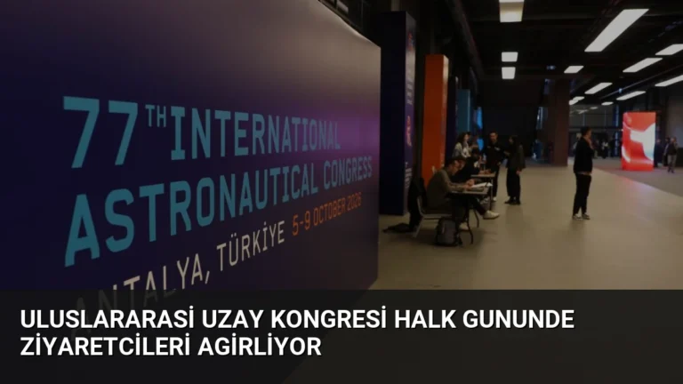 Uluslararasi Uzay Kongresi Halk Gununde Ziyaretcileri Agirliyor